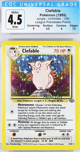 Clefable Prerelease stamp 3