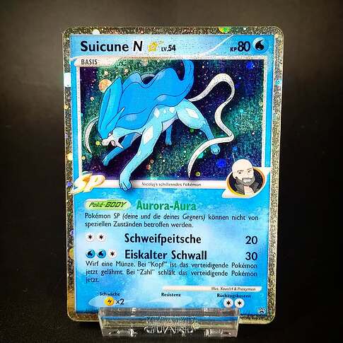 Let me introduce you Nicolajs Suicune LV 54 🤩My very own, wonderful custom card @proxymon_de