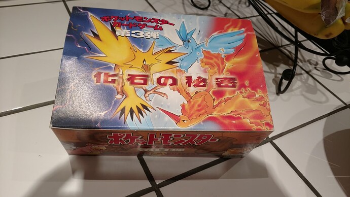 Japanese Fossil Booster box