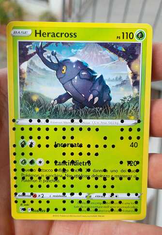 Common dot Heracross misprint front