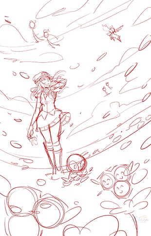 Floaroma Meadow1 Sketch