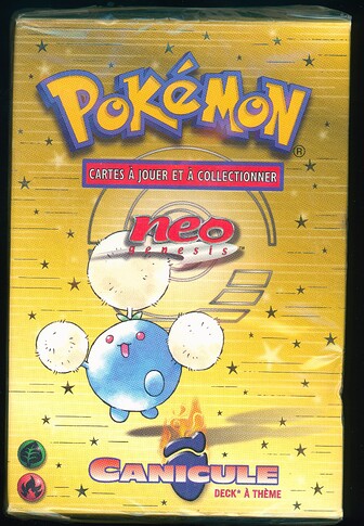 Theme Deck - Neo Genesis - Hotfoot (Canicule) - French - Sealed - FRONT