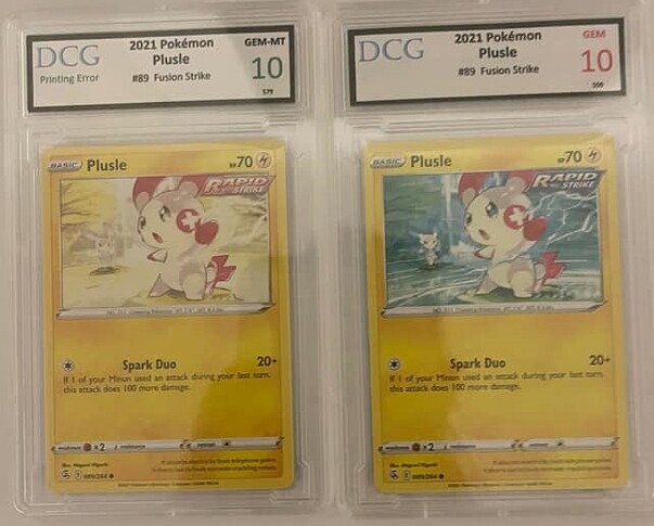 Color misprint Plusle (missing Cyan)
