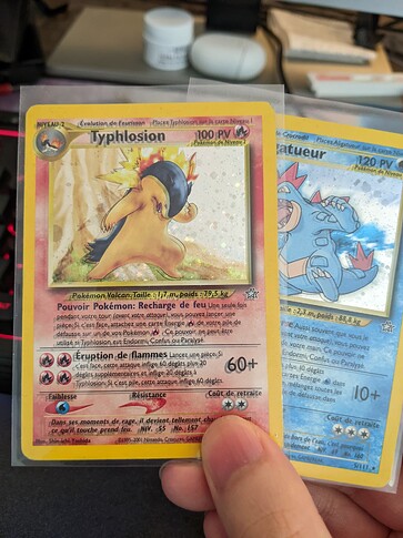 Double text French Typhlosion