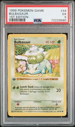 1999 1st Bulbasaur