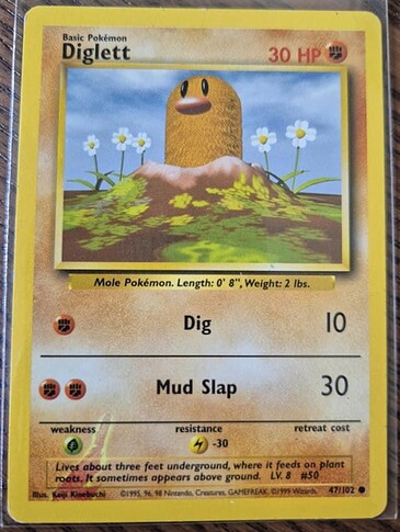 Diglett red obstruction