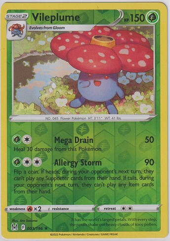 #75 EN 2022 Lost Origin - Vileplume (Reverse Holo)