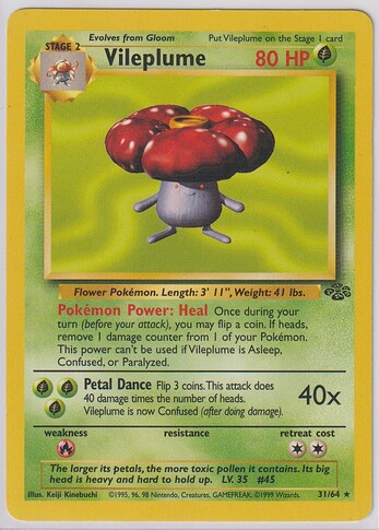 #9 EN 1999 Jungle - Vileplume 31 (Unlimited)