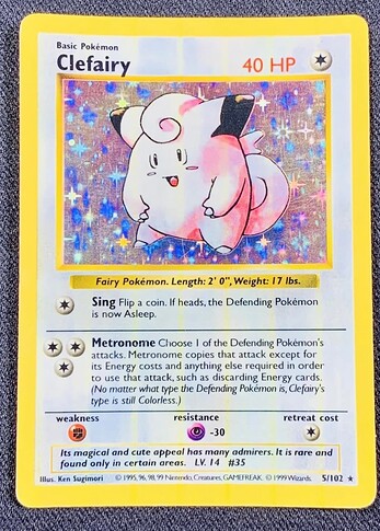 Clefairy Yellow lines 2nd copy