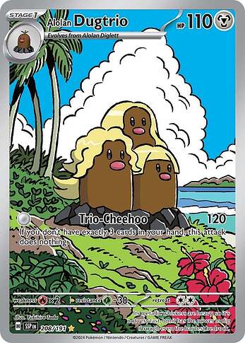 208:191 Alolan Dugtrio