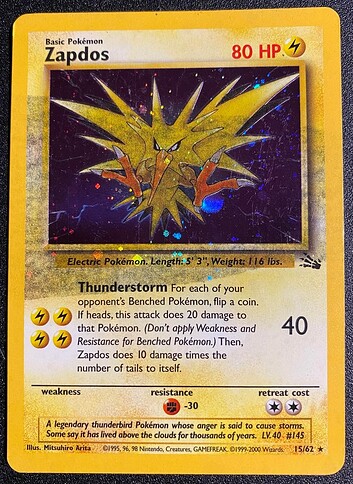 zapdos holo bleed