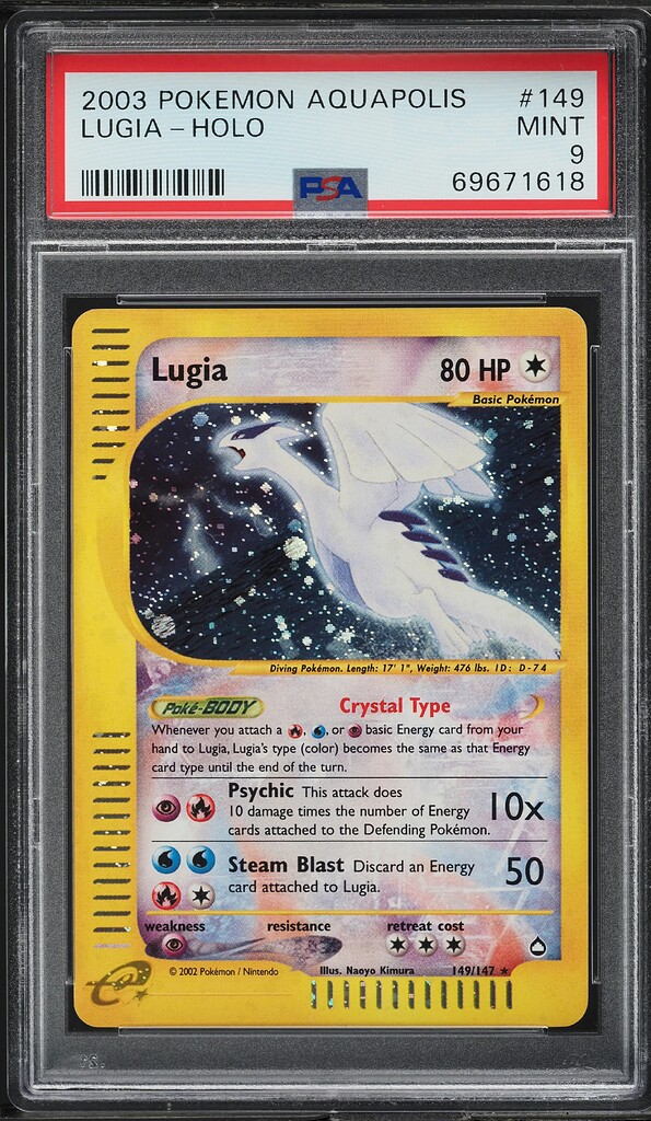 ポケモンカード　Lugia Crystal Type 英語版 ポケモンカード ルギア クリスタルタイプ 英語版 - メルカリ
