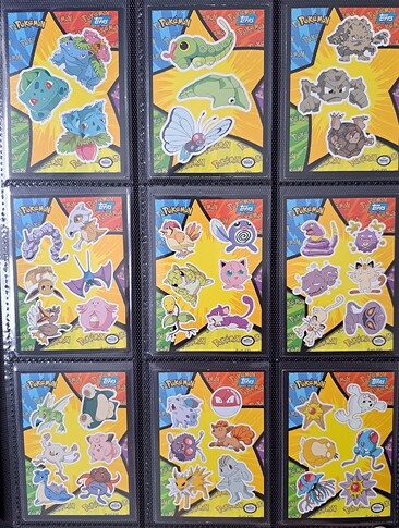 Pokemon Topps 2000 Sticker Pack
