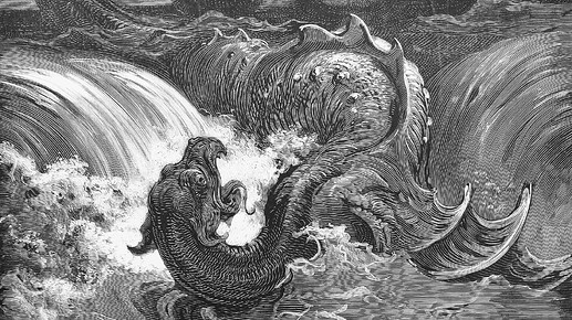 The Destruction of Leviathan by Gustave Doré (1865)