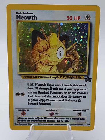 double text English Meowth promo