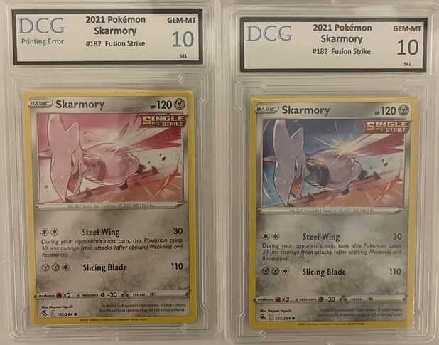 Color misprint Skarmory (missing Cyan)