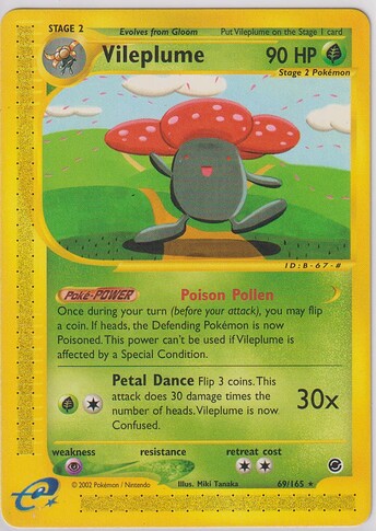 #26 EN 2002 Expedition Base Set - Vileplume 69