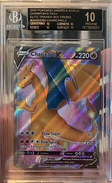 BGS 10 BL Charizard Promo