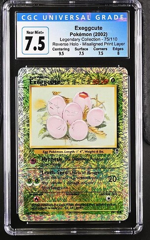 exeggcute legendary collection error 1