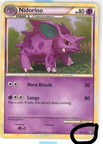 Text error - English Nidorino