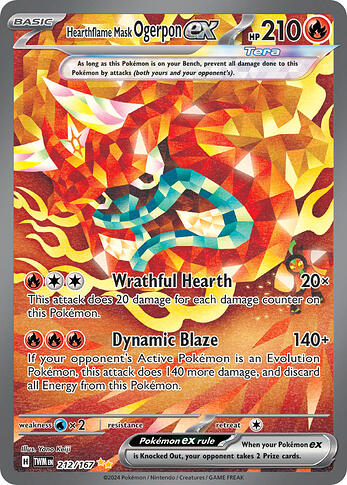 212:167 Hearthflame Mask Ogerpon ex