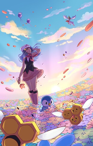 Floaroma Meadow9 Sketch