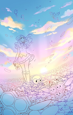 Floaroma Meadow4 Sketch