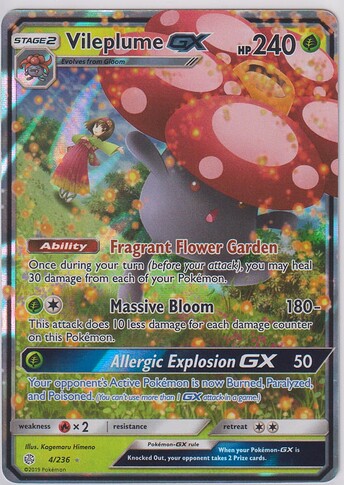 #70 EN 2019 Cosmic Eclipse - Vileplume GX