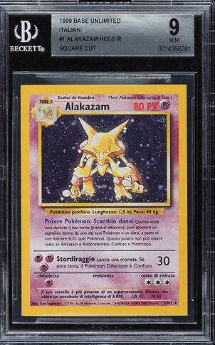 Alakazam square cut Italian