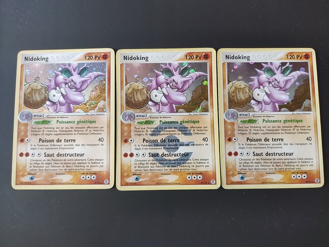 French EX FireRed & LeafGreen Reverse Holo without PokéBall