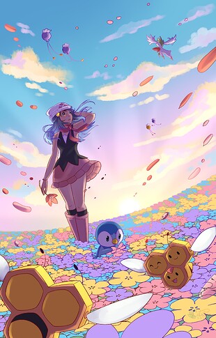 Floaroma Meadow8 Sketch