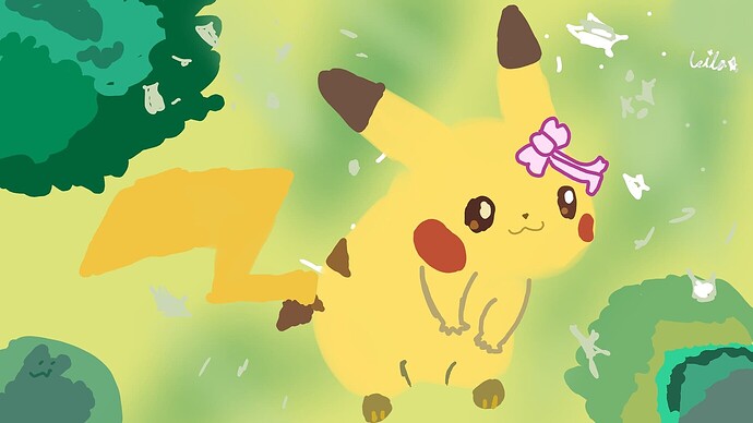 2_pikachutcg_Leila’s Pikachu