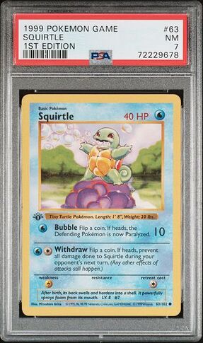 1999 1st Squirtle