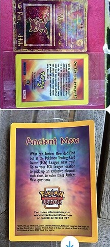 Ancient Mew Swedish insert