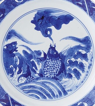 Dish, Kangxi period 1662-1722