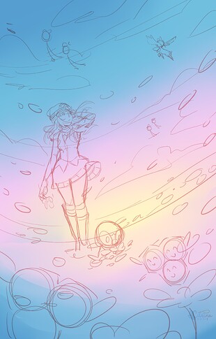 Floaroma Meadow2 Sketch