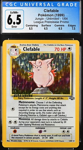 Clefable Prerelease inverted