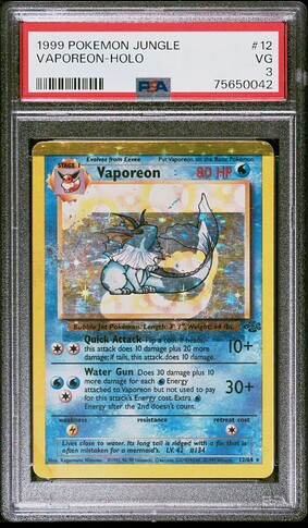 Vaporeon psa shift holo border