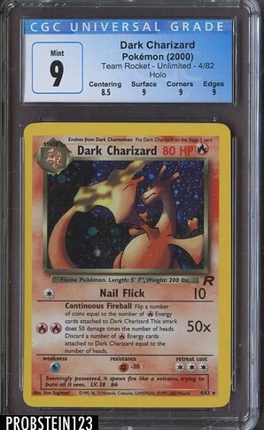 Team Rocket grey Holofoil Rare - Charizard 4