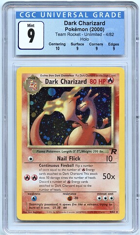 Team Rocket grey Holofoil Rare - Charizard 3