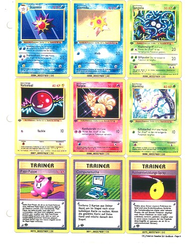 Pokemon Godbook - Base Set - Edition 1 - German - Page 8