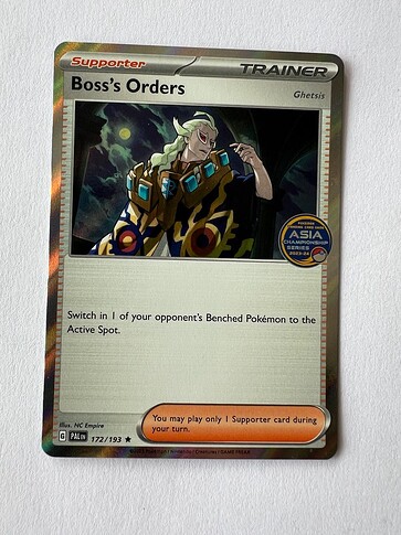 Bosses order Asia Front