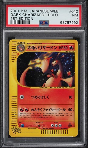 Screenshot 2023-05-21 at 12-39-39 2001 Pokemon Japanese Web 1st Edition Holo Dark Charizard #42 PSA 7 NRMT PWCC Marketplace