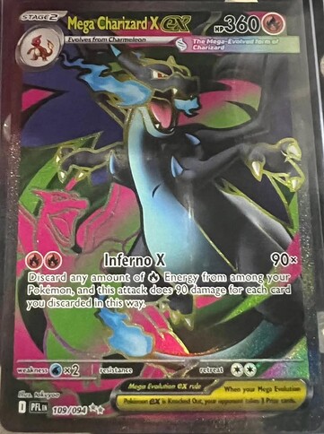 109:094 Mega Charizard X ex
