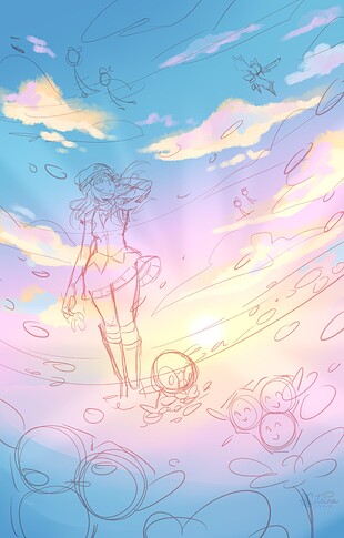 Floaroma Meadow3 Sketch