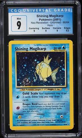 Screenshot 2024-08-04 at 14-20-17 2001 Pokemon Neo Revelation Holo Shining Magikarp #66 CGC 9 MINT Fanatics Collect