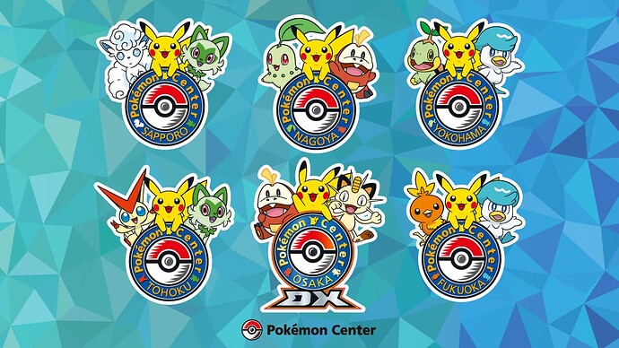 Pokémon Center Logos