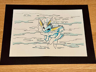 Vaporeon original forrest pic 97