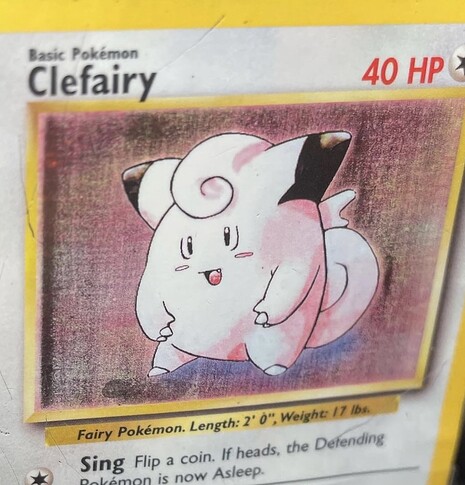 Clefairy white ink