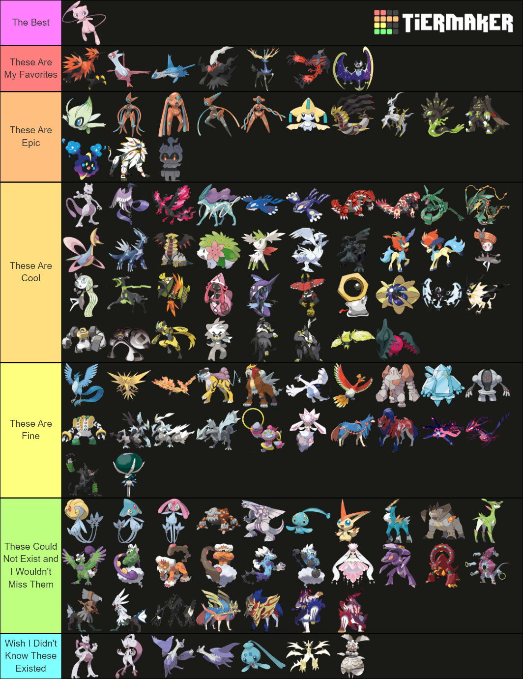 legendary pokemon names